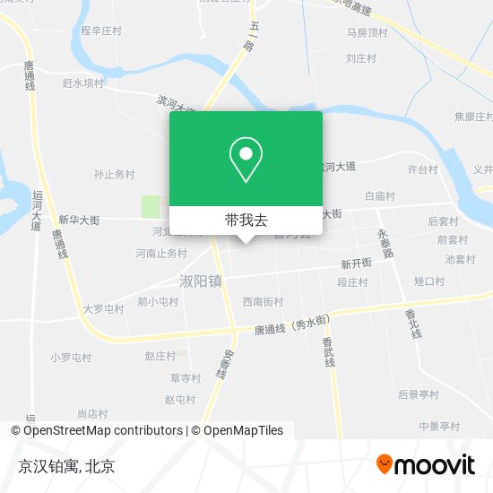 京汉铂寓地图