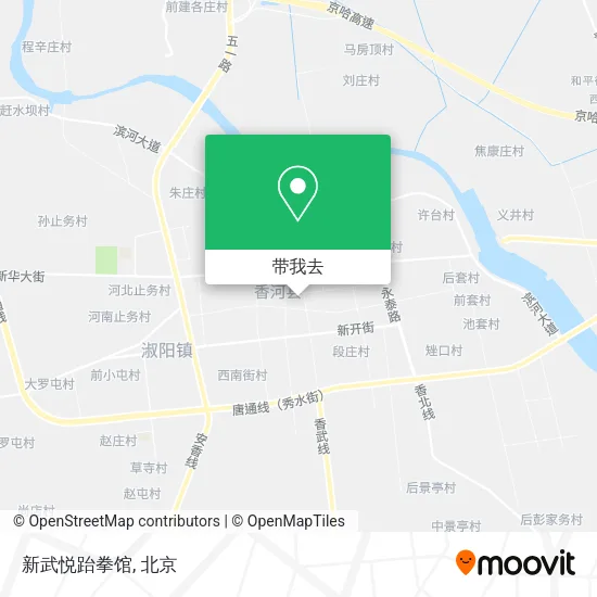 新武悦跆拳馆地图