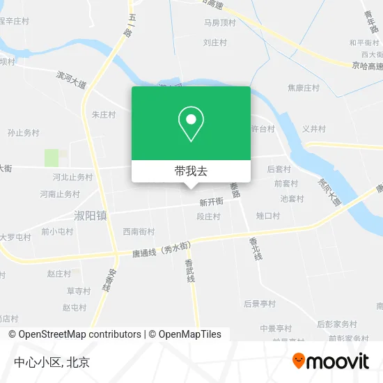 中心小区地图