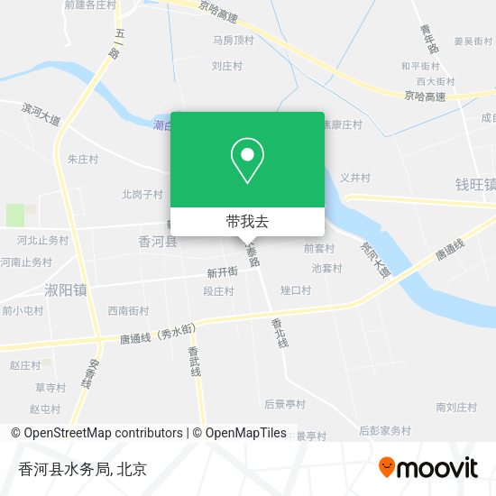 香河县水务局地图