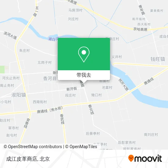 成江皮革商店地图