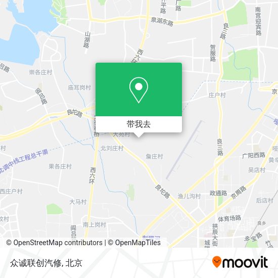 众诚联创汽修地图