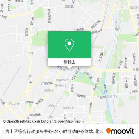 房山区综合行政服务中心-24小时自助服务终端地图