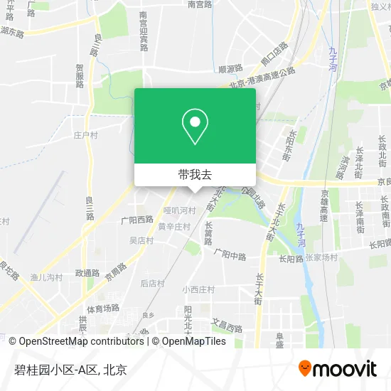 碧桂园小区-A区地图