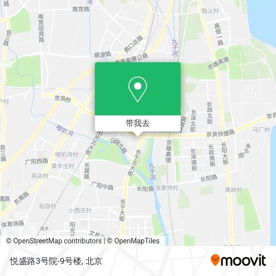 悦盛路3号院-9号楼地图