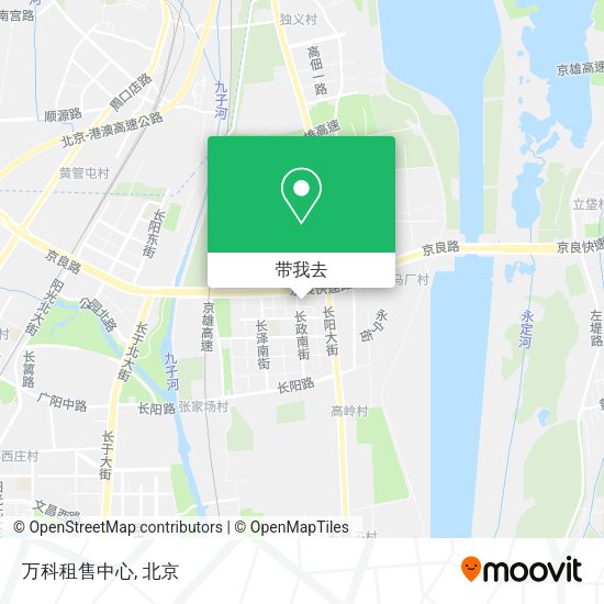 万科租售中心地图