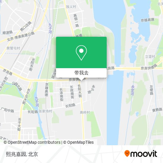 熙兆嘉园地图