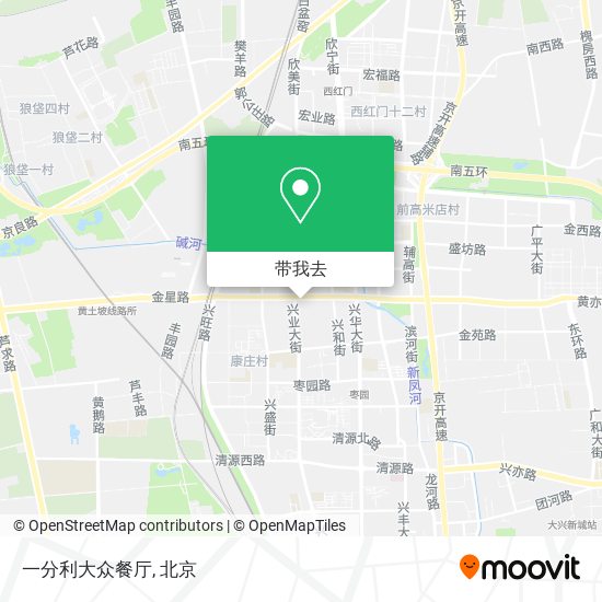 一分利大众餐厅地图