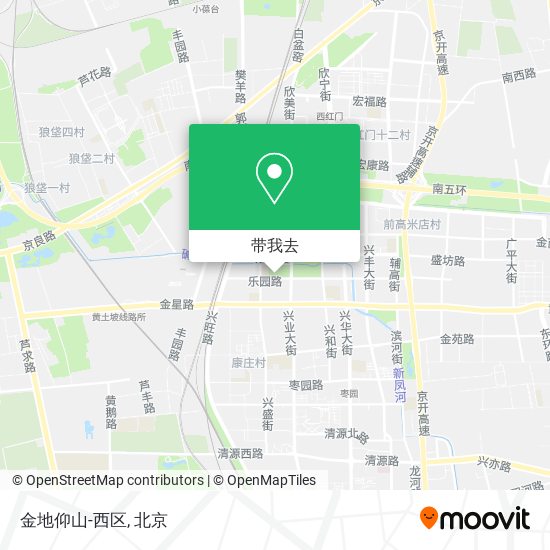 金地仰山-西区地图