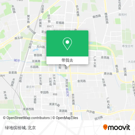 绿地缤纷城地图