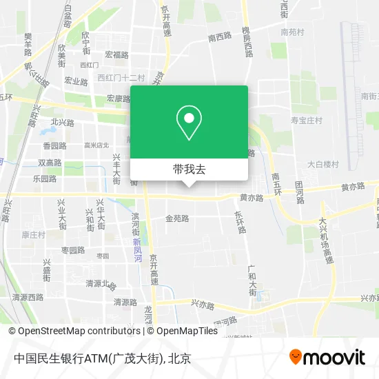中国民生银行ATM(广茂大街)地图