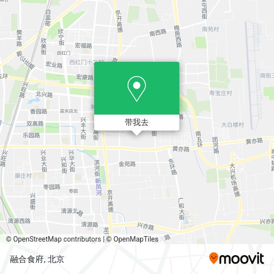融合食府地图