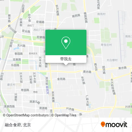 融合食府地图