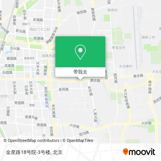 金星路18号院-3号楼地图