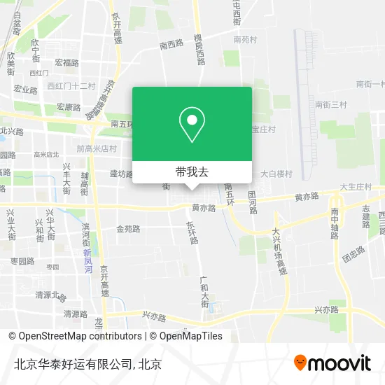 北京华泰好运有限公司地图