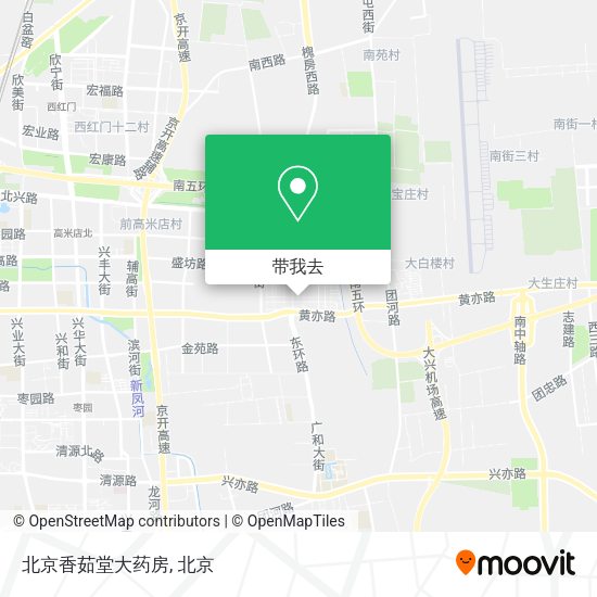 北京香茹堂大药房地图