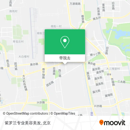 紫罗兰专业美容美发地图
