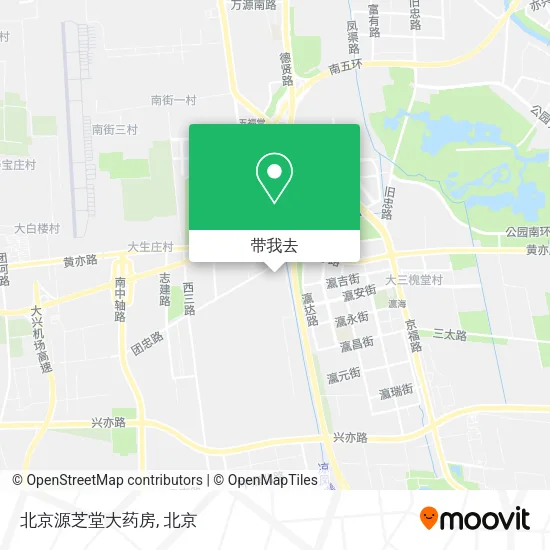 北京源芝堂大药房地图