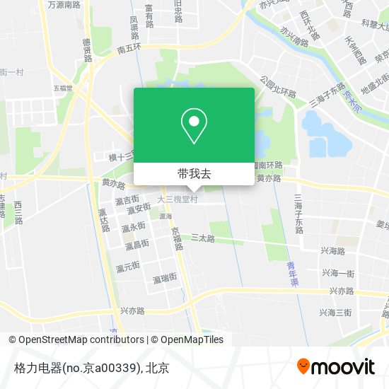 格力电器(no.京a00339)地图