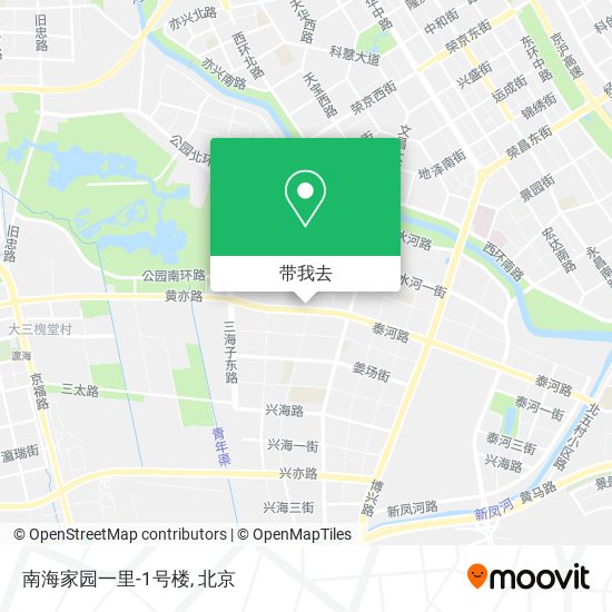 南海家园一里-1号楼地图