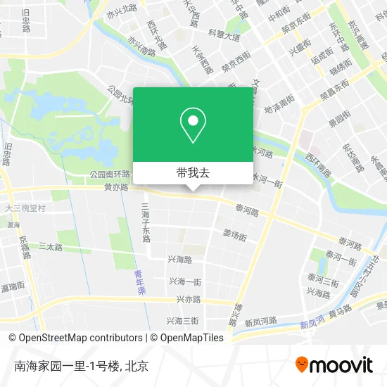 南海家园一里-1号楼地图