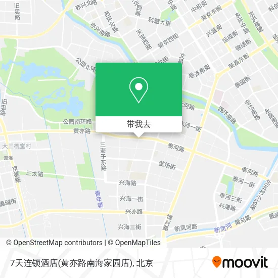 7天连锁酒店(黄亦路南海家园店)地图