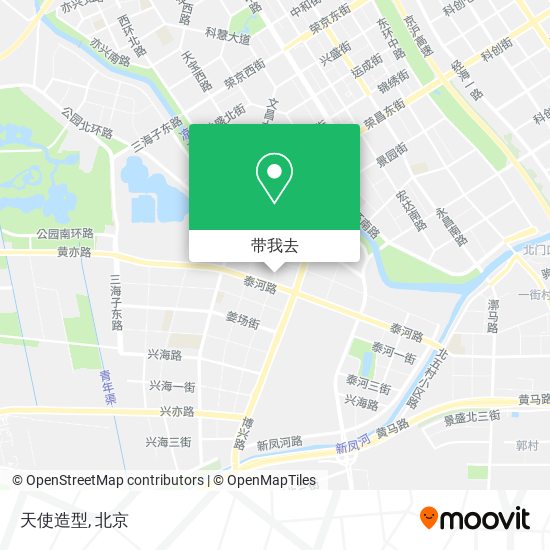 天使造型地图