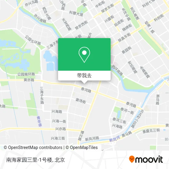南海家园三里-1号楼地图