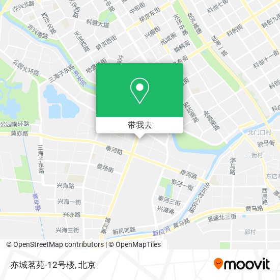 亦城茗苑-12号楼地图