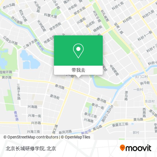 北京长城研修学院地图