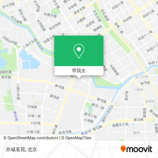 亦城茗苑地图