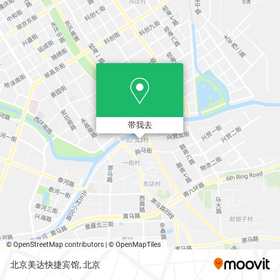 北京美达快捷宾馆地图