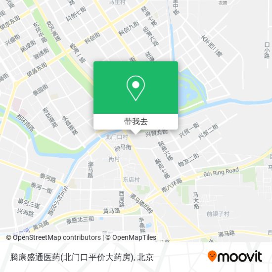 腾康盛通医药(北门口平价大药房)地图