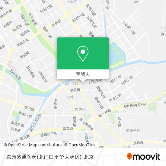 腾康盛通医药(北门口平价大药房)地图
