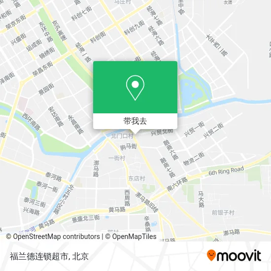 福兰德连锁超市地图