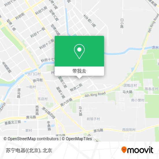 苏宁电器((北京)地图