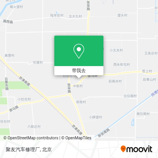聚友汽车修理厂地图