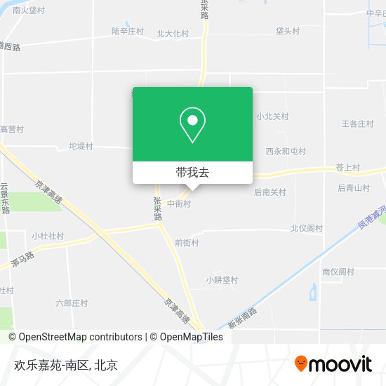 欢乐嘉苑-南区地图