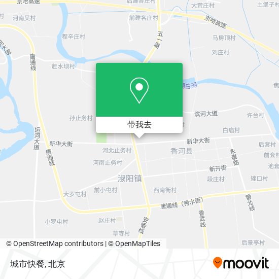 城市快餐地图