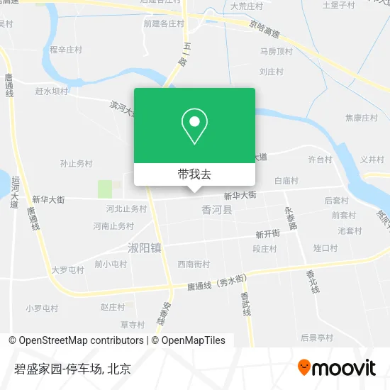 碧盛家园-停车场地图