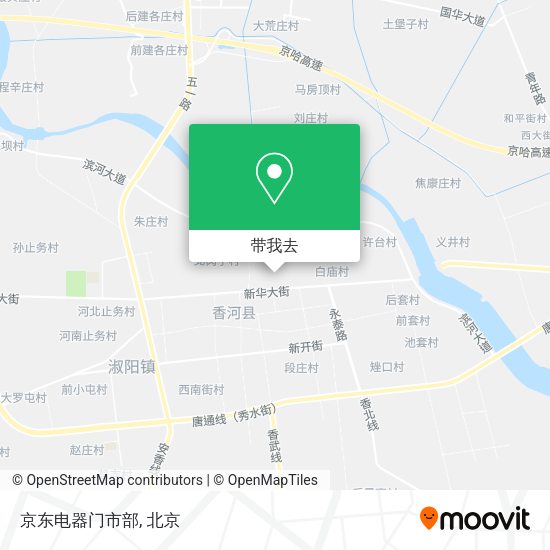京东电器门市部地图