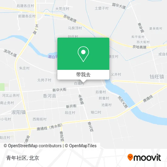 青年社区地图