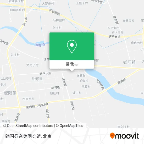 韩国乔奈休闲会馆地图