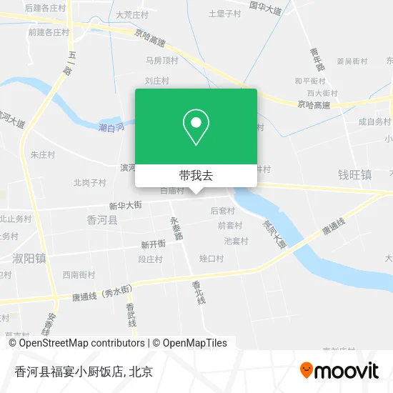 香河县福宴小厨饭店地图