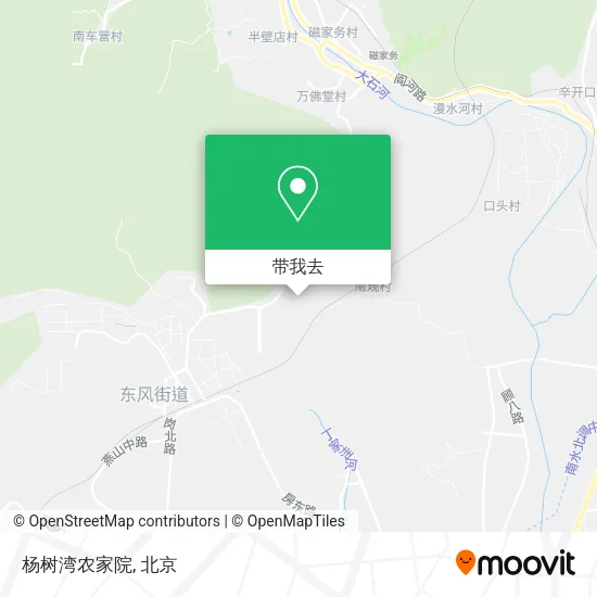杨树湾农家院地图