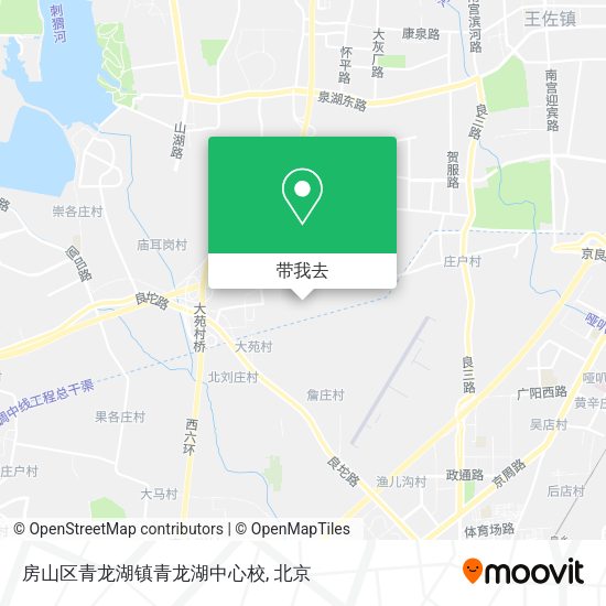 房山区青龙湖镇青龙湖中心校地图