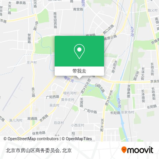 北京市房山区商务委员会地图