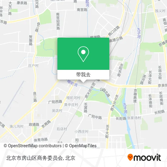 北京市房山区商务委员会地图