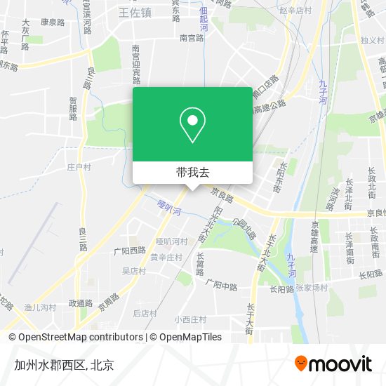 加州水郡西区地图