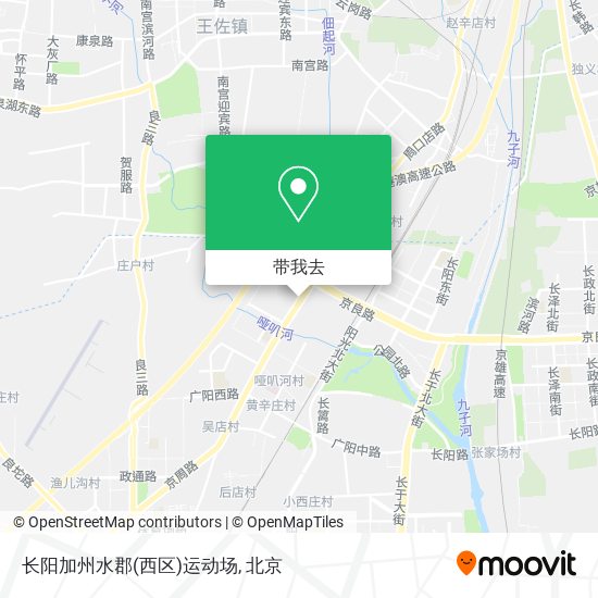 长阳加州水郡(西区)运动场地图